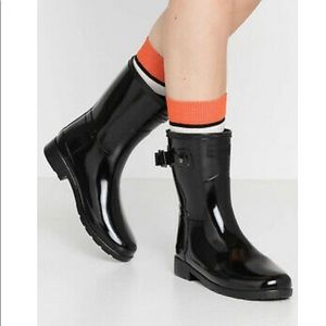 Hunter Women's Refined Slim Fit Short Rain Boots NWOT